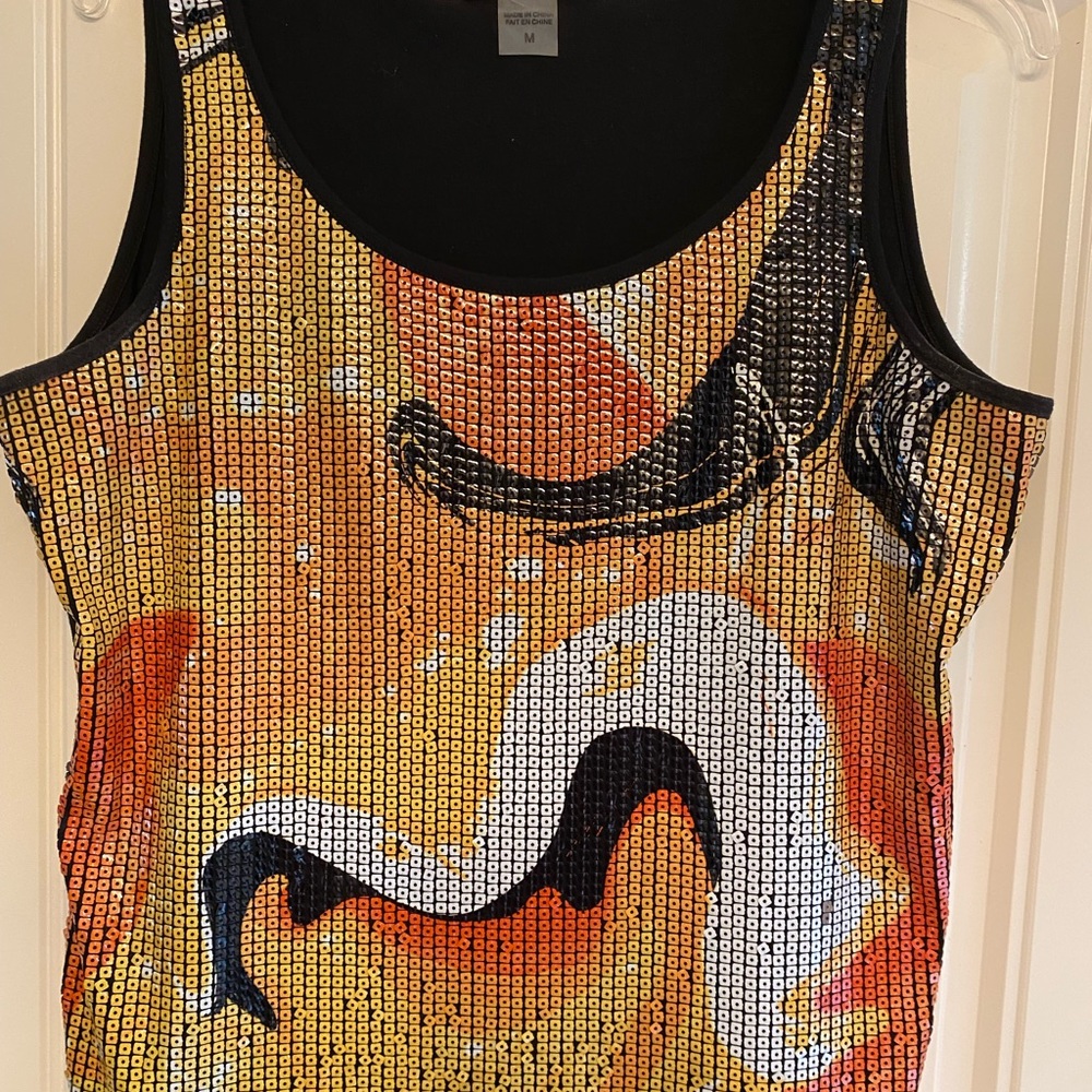Peter Nygard Wild colorful sequin tank top $43. $27